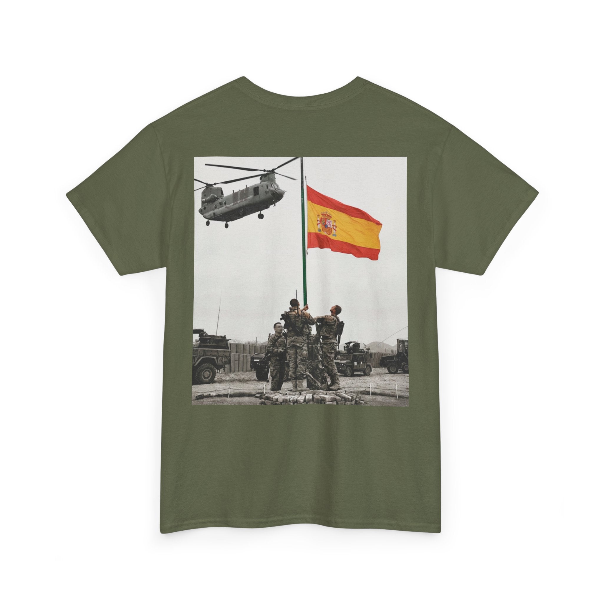 CAMISETA ALZANDO BANDERA