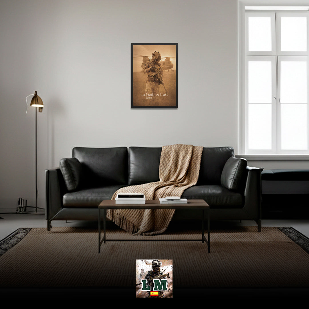 IN GOD WE TRUST (GUNS) | PÓSTER