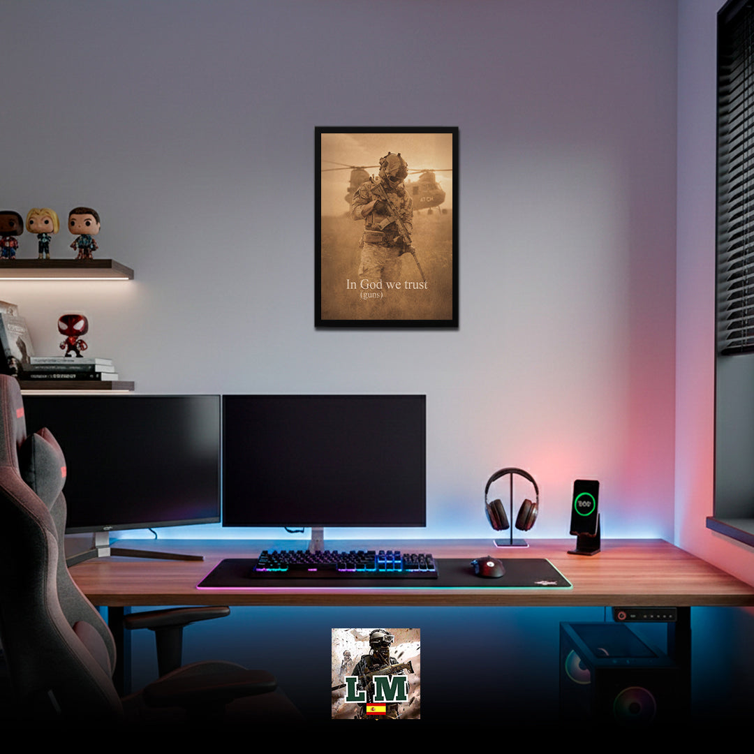 IN GOD WE TRUST (GUNS) | PÓSTER