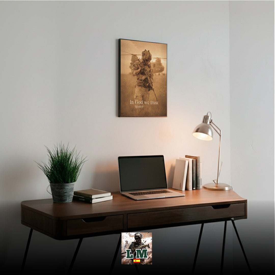 IN GOD WE TRUST (GUNS) | PÓSTER