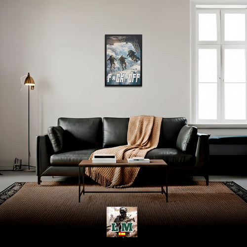 F*CK OFF SALTO PARACAÍDAS | PÓSTER